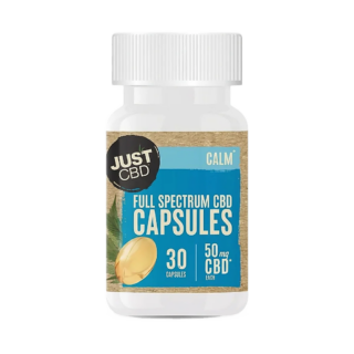 JustCBD Full Spectrum CBD Gel Capsules  25mg | 50mg – 30 Capsules