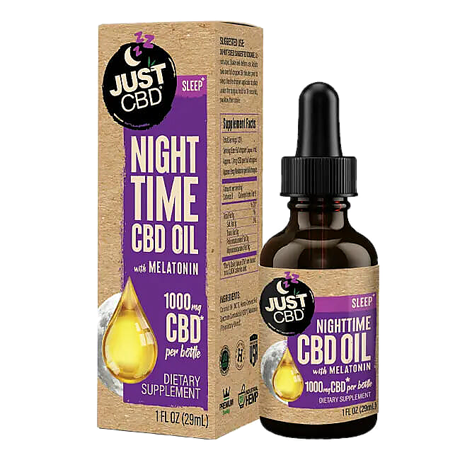 JustCBD Nighttime CBD Oil + Melatonin - Image 3
