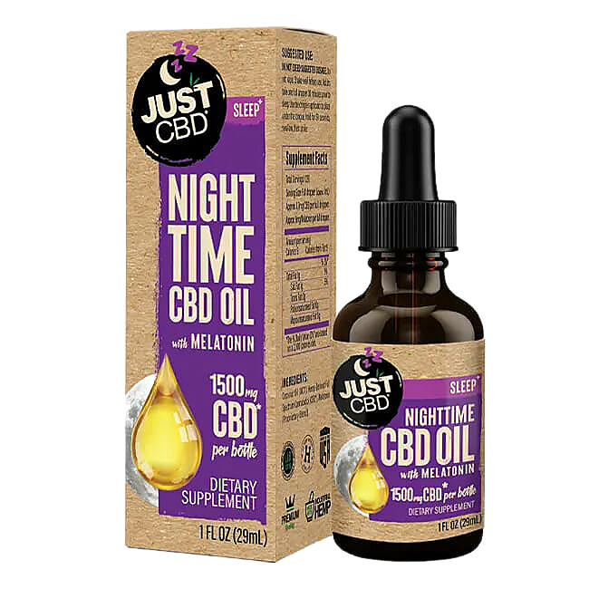 JustCBD Nighttime CBD Oil + Melatonin - Image 4