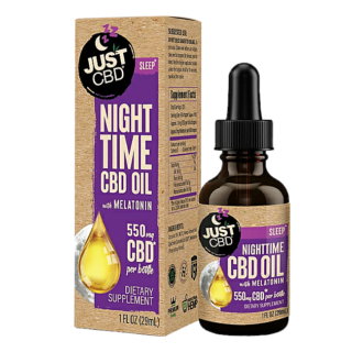 JustCBD Nighttime CBD Oil + Melatonin