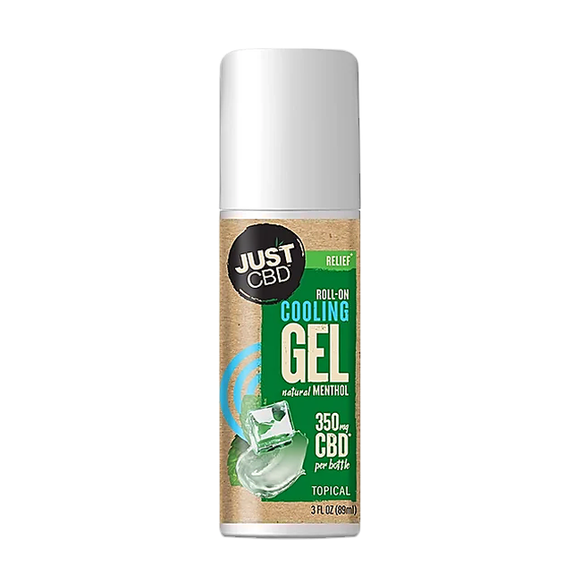JustCBD CBD Cooling Gel Roll-On Natural Menthol 350mg | 1500mg - Image 2