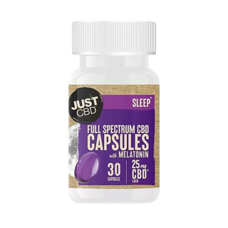 JustCBD Full Spectrum CBD Capsules with Melatonin 25mg