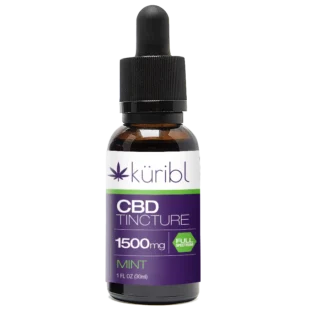 Kurible Full Spectrum CBD Oil Tincture - 1500mg Mint