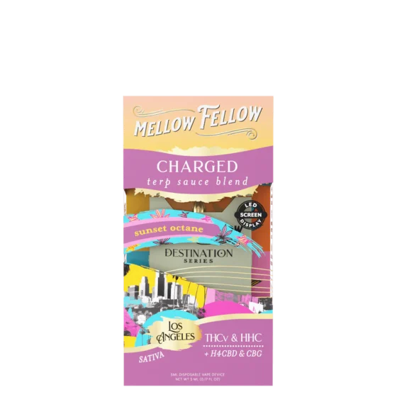 Mellow Fellow Charged Blend Terp Sauce 5ml Disposable Vape - Sunset Octane (Sativa)