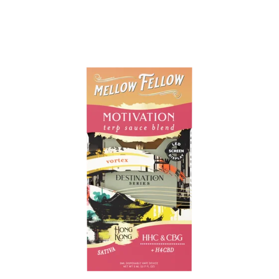 Mellow Fellow Motivation Blend Terp Sauce 5ml Disposable Vape - Vortex (Sativa)