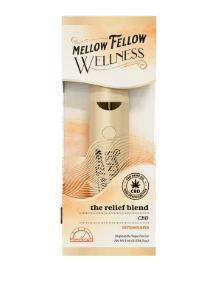 Mellow Fellow Relief Blend 1ml Disposable Vape - Strawnana