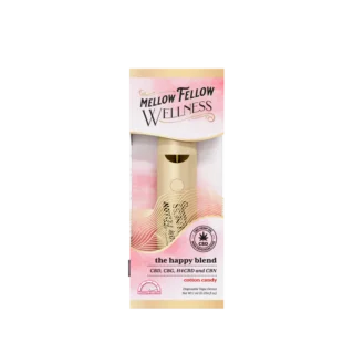 Mellow Fellow The Happy Blend 1ml Disposable Vapes - Cotton Candy