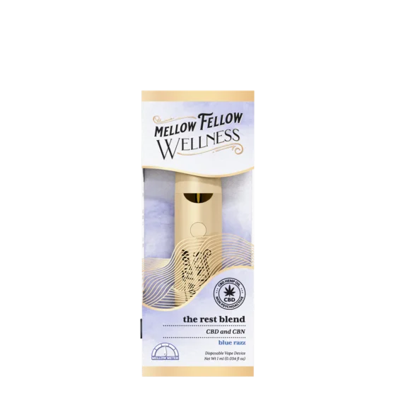 Mellow Fellow The Rest Blent 1ml CBD Disposable Vape - Blue Razz