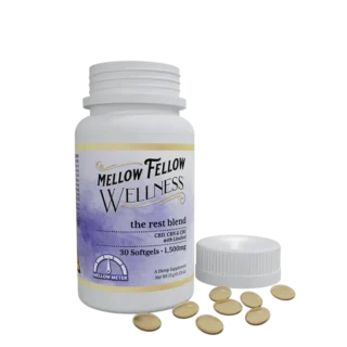 Mellow Fellow Wellness The Rest Blend Softgels 1500mg