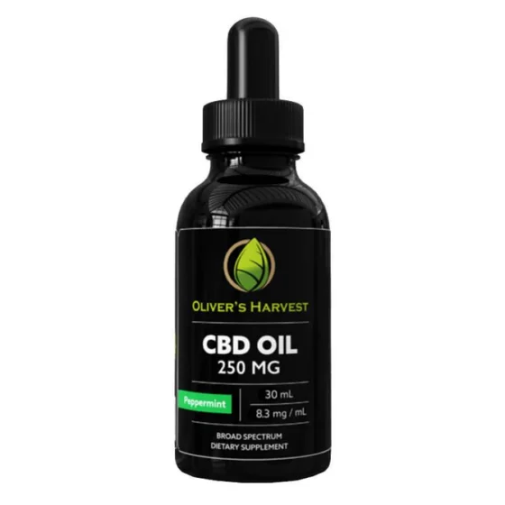 Oliver's Harvest Broad Spectrum CBD Peppermint Oil - 250mg