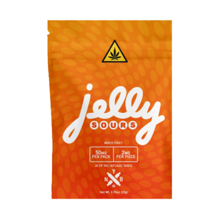 Jelly Sours Delta-9 THC Mixed Fruit 50mg 25 Count