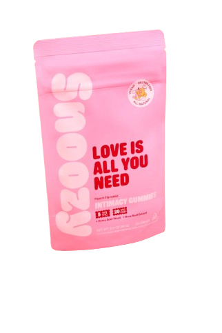 Snoozy CBD + Delta 9 THC Gummies for Intimacy Love is all you need