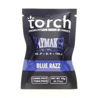 Torch Haymaker Blend Gummies - 2ct Blue Razz