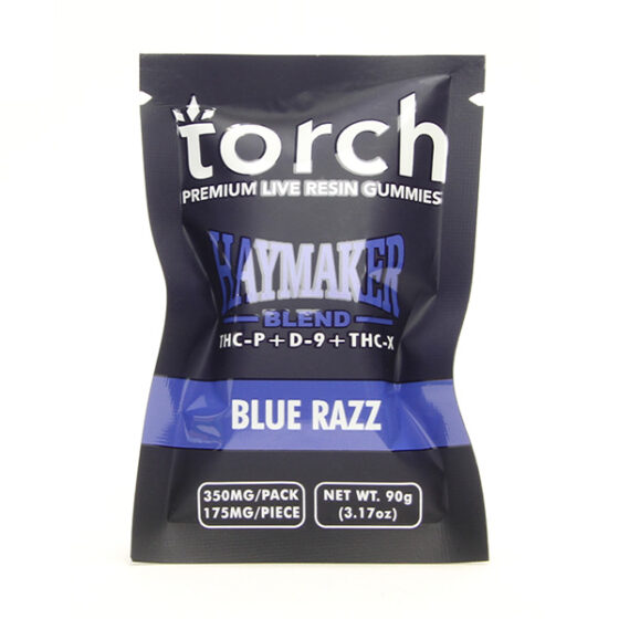 Torch Haymaker Blend Gummies - 2ct Blue Razz