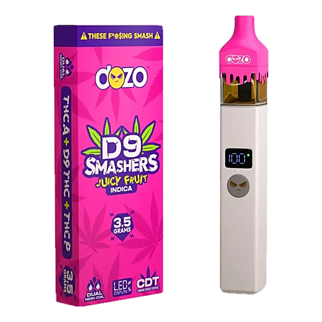 Dozo D9 Smashers THCA D9 THCP Disposable Vape 3.5G - Image 3
