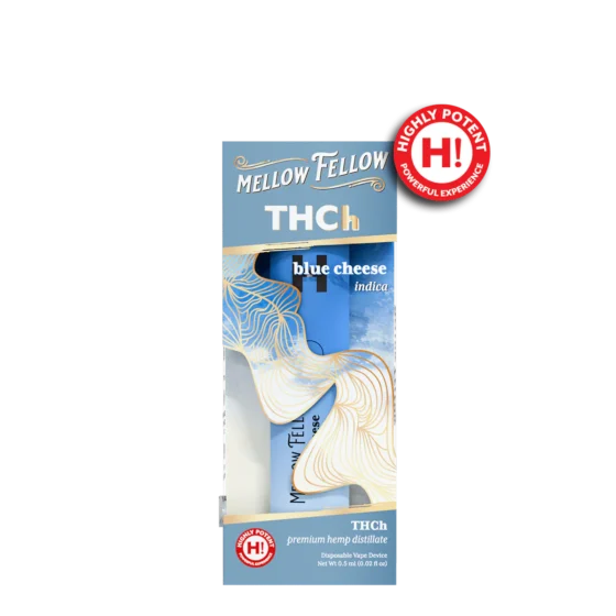 Mellow Fellow THCh 0.5g Disposable Vape - Blue Cheese (Indica)