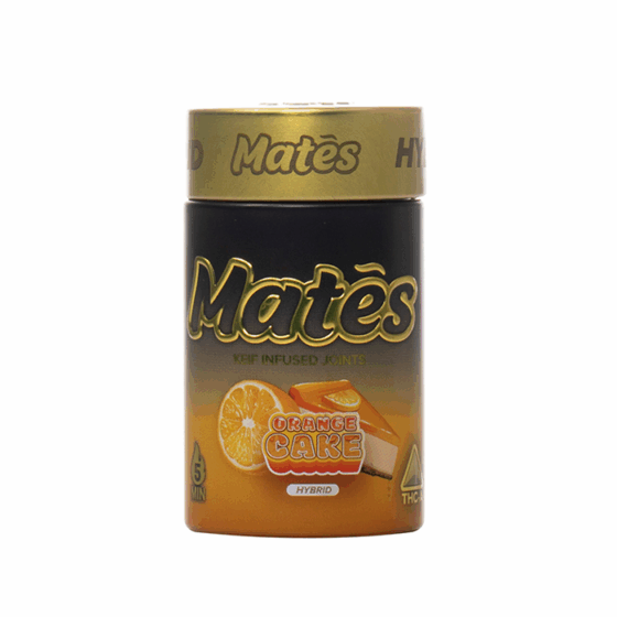 Muha Meds Mates THC-A Pre Rolls 3G orange cake