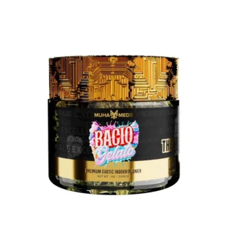Muha Meds Premium THCa Flower Jar 4g Bacio Gelato