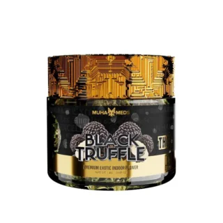 Muha Meds Premium THCa Flower Jar 4g Black Truffle