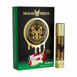 Muha Meds THCa Cartridge 2g candy apple