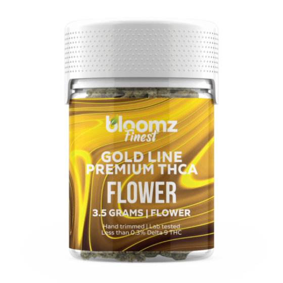 Binoid THCA Flower – Indoor Exotics – Gold Line 3.5g