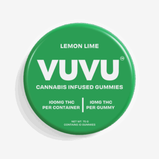 VUVU Cannabis Infused Gummies 100mg Lemon Lime