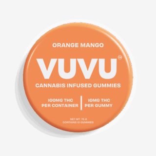 VUVU Cannabis Infused Gummies 100mg Orange Mango