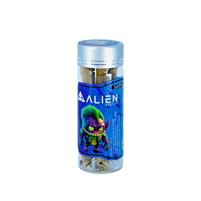 Alien Exotics THCA Diamond Infused Mini Pre Rolls 5ct - Image 4
