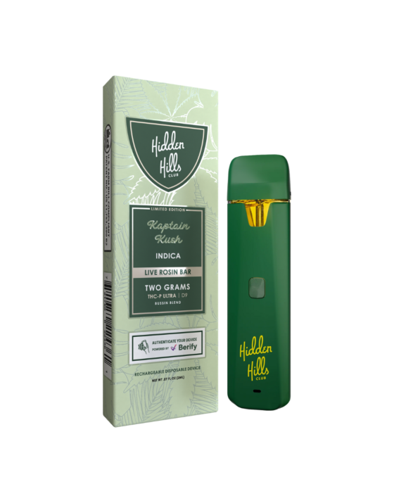 Hidden Hills 2G Live Rosin Bar Disposable Bussin Blend