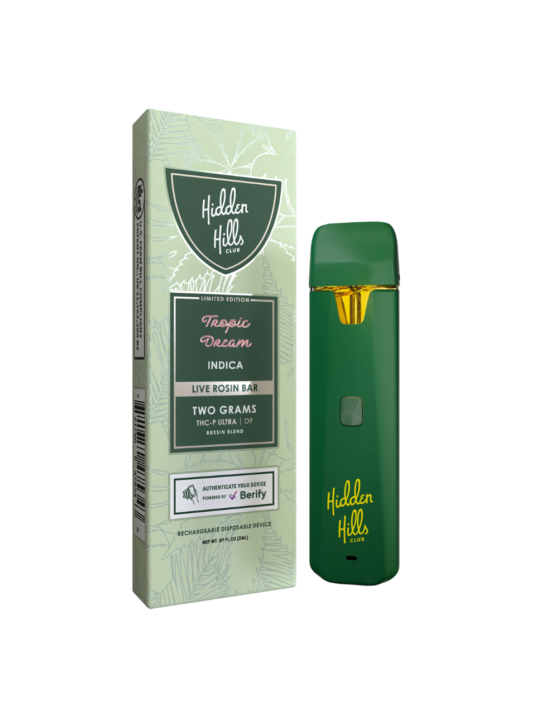 Hidden Hills 2G Live Rosin Bar Disposable Bussin Blend