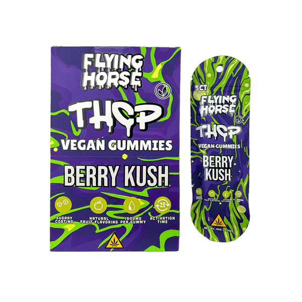 FLYING HORSE 1500MG THCP VEGAN GUMMIES 5CT/10CT/BX