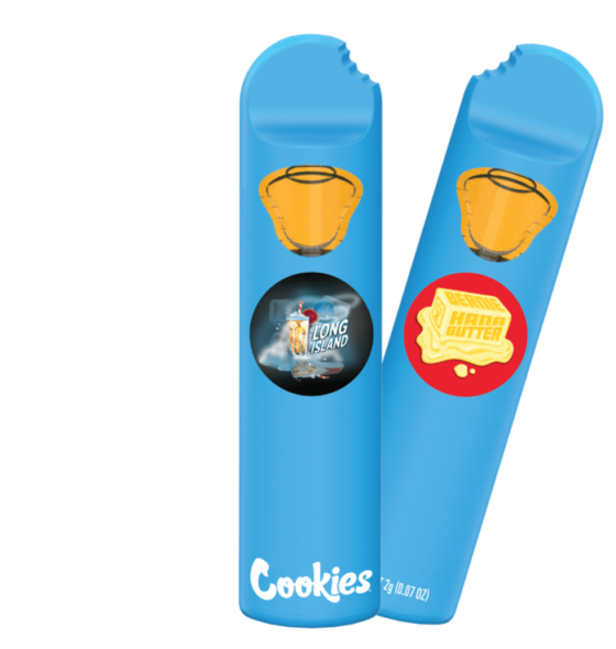 Cookies Dual Chamber 2 Gram Disposable Vapes Berniehana Butter & Long Island (Hybrid)