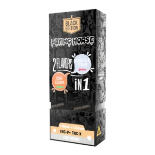 Flying Horse Black Edition 2in1 Disposable Black Silk Storm Cove Excape 3.8