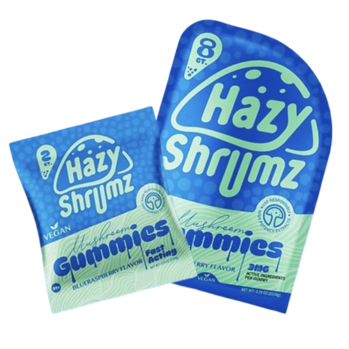 Hazy Shrumz Vegan Mushroom Gummies 8CT
