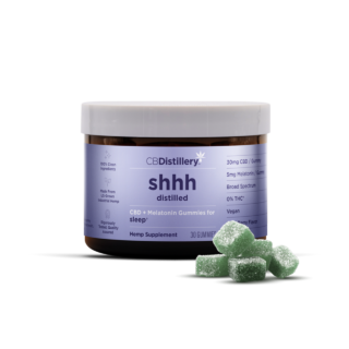 CBDistillery CBD + Melatonin Sleep Gummies 30mg - Wild berry