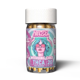 HAZE - Pre-Roll - Wedding Cake Hybrid - 2g per Joint