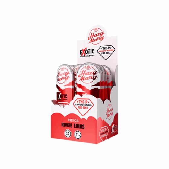 Hazy Mary Exotic Pre-Roll THCP 1G - 40ct Display Royal Louis