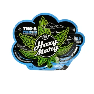 Hazy Mary THC-A Premium Indoor 3.5G Flower - 5ct Cookies N Cream