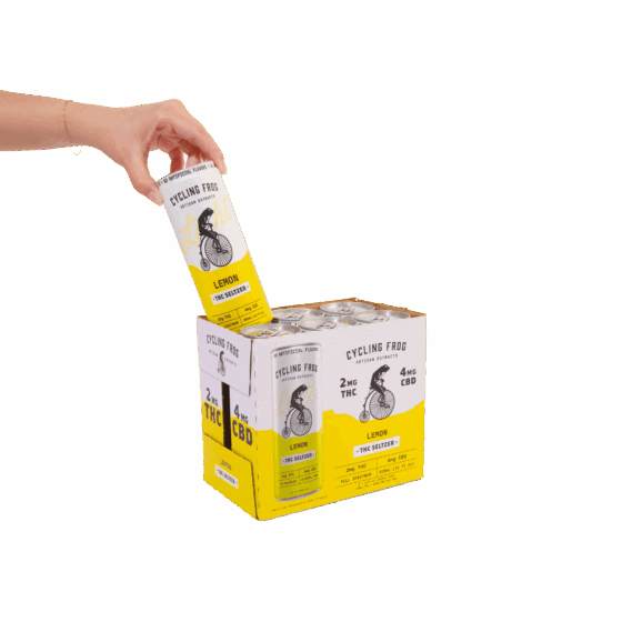 Cycling Frog THC Seltzer 2mg Thc - 4mg Cbd