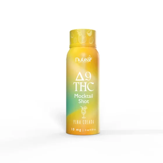 NuLeaf D9 THC Mocktail Shots 10mg Pina Colada