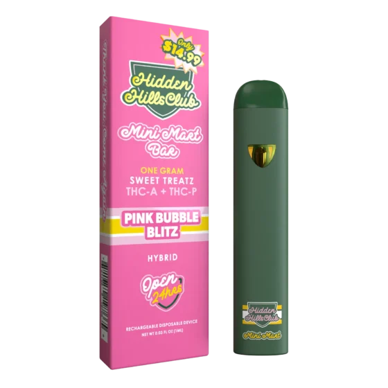 Hidden Hills Mini Mart THC-A + THC-P Sweet Treatz Pink_Bubble_Blitz