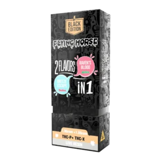 Flying Horse Black Edition 2in1 Disposable Black Ravens Blood Breeze Escape 3.8