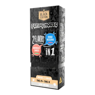 Flying Horse Black Edition 2in1 Disposable Ridge Reserve Midnight Ember 3.8