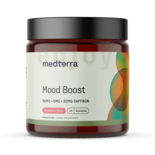 Medterra Mood Boosting Gummies 58mg Full Spectrum Blend Strawberry Citrus
