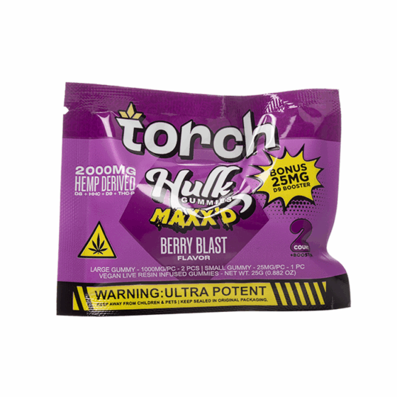 Torch Hulk Maxxd 2000mg Gummies Berry Blast