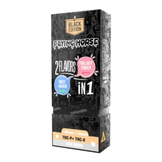 Flying Horse Black Edition 2in1 Disposable Black Twilight Ember Mist Haven 3.8