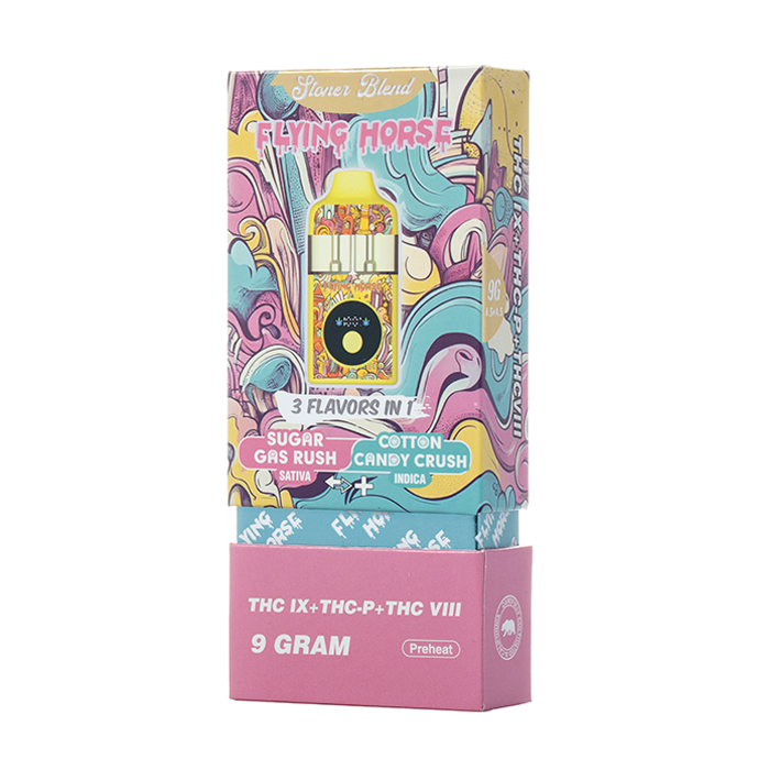 Flying Horse Stoner Blend 3-in-1 Disposable Vape Multiple Flavors - 9G - Image 9