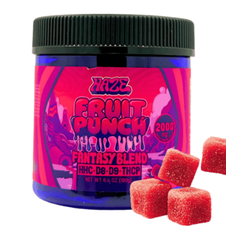 Haze Fantasy Blend Gummies Fruit Punch – Hybrid 2000mg