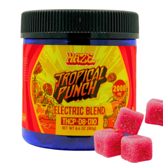Haze Electric Blend Gummies Tropical Punch – Sativa 2000mg