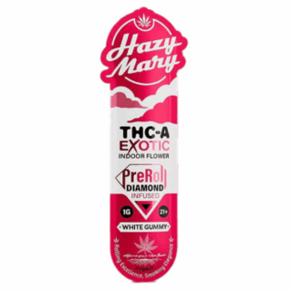 Hazy Mary Exotic Indoor Diamond Infused PreRolls 1g - Buy Online